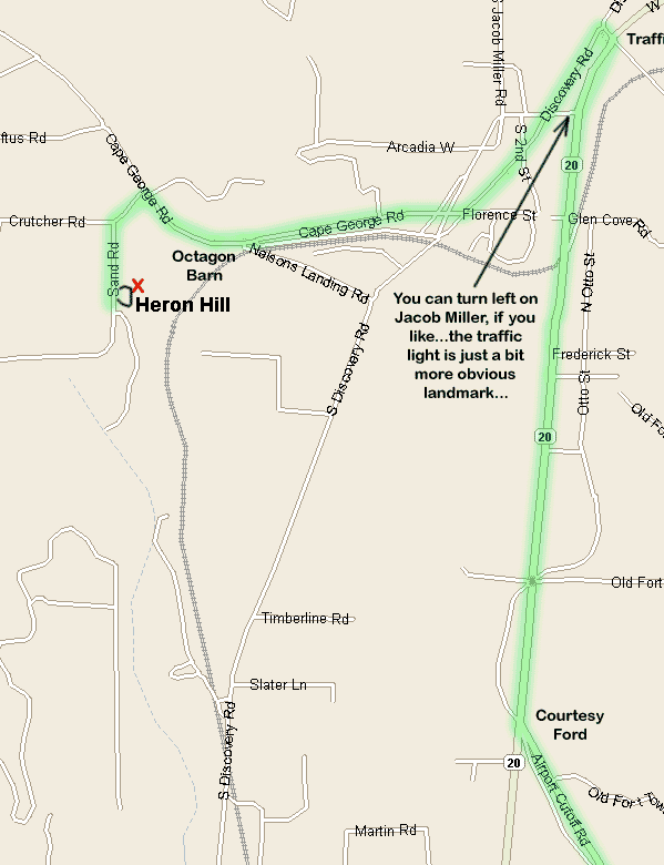 Map for final approach