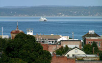 The Port Townsend - Keystone ferry takes you to and from Whidbey Island.