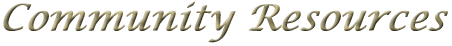 Community Resources