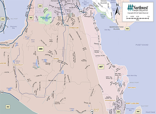 487 Oak Bay Map