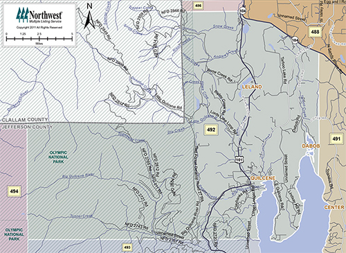 492 Quilcene Map
